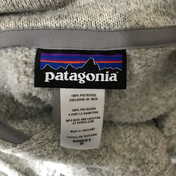 SOLD PATAGONIA Better Sweater Coat Long Gray - Picture 8 of 8